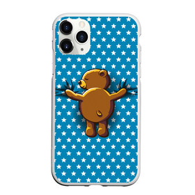 Чехол для iPhone 11 Pro матовый с принтом Медвежьи объятия , Силикон |  | bear | beast | kid | love | teddy | toy | звезды | зверь | игрушка | любовь | медведь | мишка