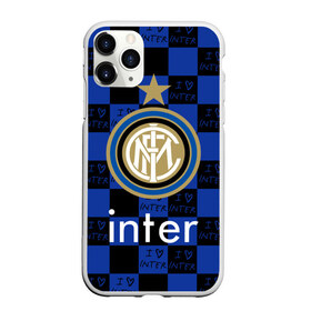 Чехол для iPhone 11 Pro матовый с принтом Интер ФК , Силикон |  | club | football | internazionale | italian | italy | milano | интер | италия | клуб | милан | футбол