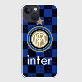 Чехол для iPhone 13 mini с принтом Интер ФК ,  |  | club | football | internazionale | italian | italy | milano | интер | италия | клуб | милан | футбол