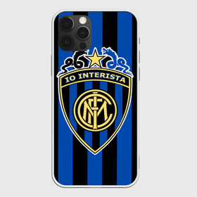 Чехол для iPhone 12 Pro Max с принтом Интер ФК , Силикон |  | club | football | internazionale | italian | italy | milano | интер | италия | клуб | милан | футбол