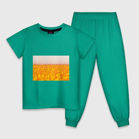 Детская пижама хлопок с принтом Пивная тема , 100% хлопок |  брюки и футболка прямого кроя, без карманов, на брюках мягкая резинка на поясе и по низу штанин
 | пена | прикол | пузырьки