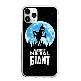 Чехол для iPhone 11 Pro Max матовый с принтом Bender Metal Giant , Силикон |  | Тематика изображения на принте: bender | fry | futurama | hermes | zoidberg | бендер | гермес | зойдберг | робот | туранга | фрай | футурама