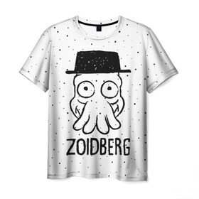 Мужская футболка 3D с принтом Zoidberg , 100% полиэфир | прямой крой, круглый вырез горловины, длина до линии бедер | breaking bad | futurama | heisenberg | hermes | zoidberg | во все тяжкие | зойдберг | робот | футурама | хайзенберг
