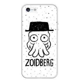 Чехол для iPhone 5/5S матовый с принтом Zoidberg , Силикон | Область печати: задняя сторона чехла, без боковых панелей | breaking bad | futurama | heisenberg | hermes | zoidberg | во все тяжкие | зойдберг | робот | футурама | хайзенберг