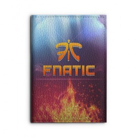 Обложка для автодокументов с принтом Fnatic Team , натуральная кожа |  размер 19,9*13 см; внутри 4 больших “конверта” для документов и один маленький отдел — туда идеально встанут права | Тематика изображения на принте: best team | fnatic | team