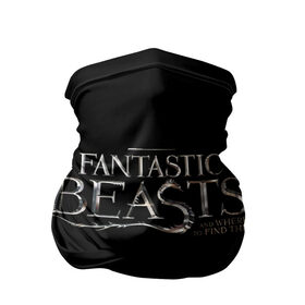 Бандана-труба 3D с принтом Fantastic Beasts , 100% полиэстер, ткань с особыми свойствами — Activecool | плотность 150‒180 г/м2; хорошо тянется, но сохраняет форму | fantastic beasts | newt | scamander | ньют | саламандр