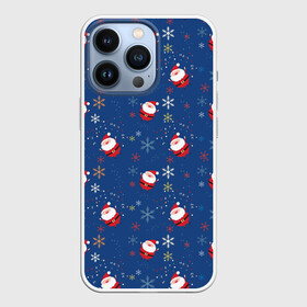 Чехол для iPhone 13 Pro с принтом Рождество ,  |  | Тематика изображения на принте: gifts | happy new year 2017 santa claus | santa | snow | snowman | winter | дед мороз | зима | подарки | с новым годом 2017 | санта | снег | снеговик