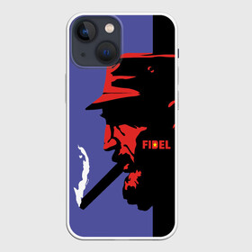 Чехол для iPhone 13 mini с принтом Fidel ,  |  | castro | che | fidel | guevara | гевара | кастро | фидель | че