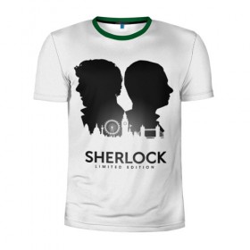 Мужская футболка 3D спортивная с принтом Sherlock Edition , 100% полиэстер с улучшенными характеристиками | приталенный силуэт, круглая горловина, широкие плечи, сужается к линии бедра | doctor | holmes | sherlock | watson | ватсон | доктор | профессор | холмс | шерлок