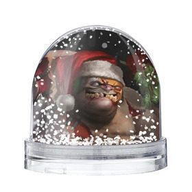 Снежный шар с принтом Пудж , Пластик | Изображение внутри шара печатается на глянцевой фотобумаге с двух сторон | christmas | dota | dota 2 | new year | pudge | дота | новый год | пудж | рождество