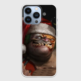 Чехол для iPhone 13 Pro с принтом Пудж ,  |  | christmas | dota | dota 2 | new year | pudge | дота | новый год | пудж | рождество