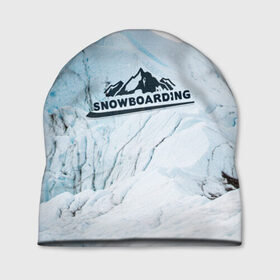Шапка 3D с принтом Snowboarding , 100% полиэстер | универсальный размер, печать по всей поверхности изделия | extreme | snowboarding | sport | winter | горы | движение | приключения | снег | сноуборд | спорт | экстрим
