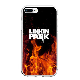 Чехол для iPhone 7Plus/8 Plus матовый с принтом Linkin park , Силикон | Область печати: задняя сторона чехла, без боковых панелей | rok | линкин | музыка | парк | рок