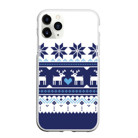 Чехол для iPhone 11 Pro матовый с принтом Скандинавские олени , Силикон |  | deer | heart | holiday | new year | ornament | scandinavian | snowflakes | winter | зима | новый год | олени | орнамент | праздник | сердце | скандинавские | снежинки