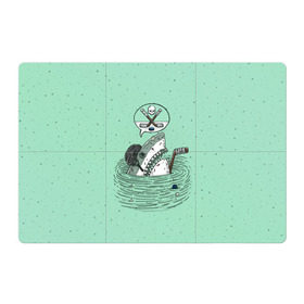 Магнитный плакат 3Х2 с принтом Акула хоккеист , Полимерный материал с магнитным слоем | 6 деталей размером 9*9 см | fan | fish | hochey | ocean | predator | sea | shark | water | акула | вода | игра | лед | море | океан | рыба | фанат | хищник | хоккей | шайба