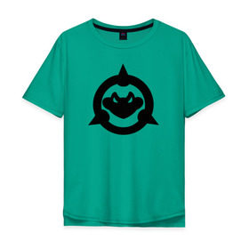 Мужская футболка хлопок Oversize с принтом Battletoads , 100% хлопок | свободный крой, круглый ворот, “спинка” длиннее передней части | battletoads | game | logo | videogame | боевые_жабы | игра