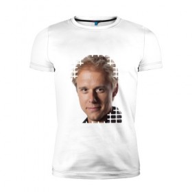 Мужская футболка премиум с принтом EQ - Armin van Buuren , 92% хлопок, 8% лайкра | приталенный силуэт, круглый вырез ворота, длина до линии бедра, короткий рукав | 