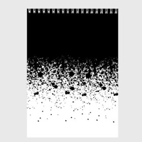 Скетчбук с принтом необычный дизайн , 100% бумага
 | 48 листов, плотность листов — 100 г/м2, плотность картонной обложки — 250 г/м2. Листы скреплены сверху удобной пружинной спиралью | белая | необычная | черно