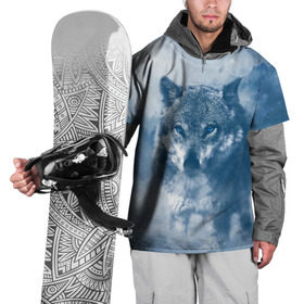Накидка на куртку 3D с принтом Волк , 100% полиэстер |  | волк | животные | зверь | собака | хищник