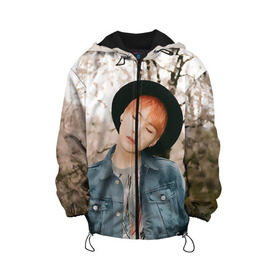 Детская куртка 3D с принтом Min Yoon Gi , 100% полиэстер | застежка — молния, подол и капюшон оформлены резинкой с фиксаторами, по бокам — два кармана без застежек, один потайной карман на груди, плотность верхнего слоя — 90 г/м2; плотность флисового подклада — 260 г/м2 | bangtan | bangtan boys | bts | bulletproof boy scouts | k pop | kpop | ви | вишня | джей хоуп | джин | к поп | корейская попса | кпоп | рэп монстр | чимин | чонг | шуга