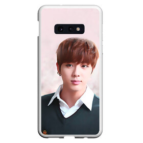 Чехол для Samsung S10E с принтом Kim SeokJin , Силикон | Область печати: задняя сторона чехла, без боковых панелей | Тематика изображения на принте: bangtan | bangtan boys | bts | bulletproof boy scouts | k pop | kpop | ви | вишня | джей хоуп | джин | к поп | корейская попса | кпоп | рэп монстр | чимин | чонг | шуга