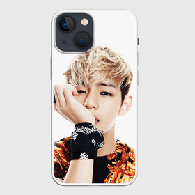 Чехол для iPhone 13 mini с принтом Kim TaeHyung ,  |  | bangtan | bangtan boys | bts | bulletproof boy scouts | k pop | kpop | ви | вишня | джей хоуп | джин | к поп | корейская попса | кпоп | рэп монстр | чимин | чонг | шуга