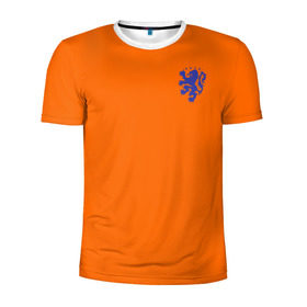 Мужская футболка 3D спортивная с принтом Сборная Голландии , 100% полиэстер с улучшенными характеристиками | приталенный силуэт, круглая горловина, широкие плечи, сужается к линии бедра | holland | голландия | нидерланды