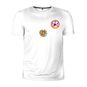 Мужская футболка 3D спортивная с принтом Сборная Армении , 100% полиэстер с улучшенными характеристиками | приталенный силуэт, круглая горловина, широкие плечи, сужается к линии бедра | armenia | армения | футбол