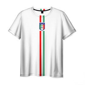 Мужская футболка 3D с принтом Сборная Италии , 100% полиэфир | прямой крой, круглый вырез горловины, длина до линии бедер | italy | италия