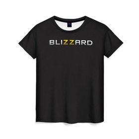 Женская футболка 3D с принтом Blizzard не такой , 100% полиэфир ( синтетическое хлопкоподобное полотно) | прямой крой, круглый вырез горловины, длина до линии бедер | 