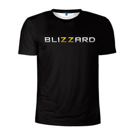 Мужская футболка 3D спортивная с принтом Blizzard не такой , 100% полиэстер с улучшенными характеристиками | приталенный силуэт, круглая горловина, широкие плечи, сужается к линии бедра | 