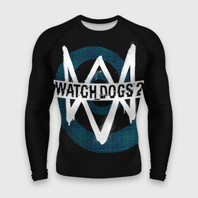 Мужской рашгард 3D с принтом Watch Dogs 2 ,  |  | dogs | ubisoft | watch | watchdogs | псы | сторожевые | хакер