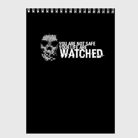 Скетчбук с принтом Watch Dogs 2 , 100% бумага
 | 48 листов, плотность листов — 100 г/м2, плотность картонной обложки — 250 г/м2. Листы скреплены сверху удобной пружинной спиралью | dogs | ubisoft | watch | watchdogs | псы | сторожевые | хакер