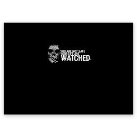 Поздравительная открытка с принтом Watch Dogs 2 , 100% бумага | плотность бумаги 280 г/м2, матовая, на обратной стороне линовка и место для марки
 | dogs | ubisoft | watch | watchdogs | псы | сторожевые | хакер