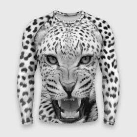 Мужской рашгард 3D с принтом Леопард ,  |  | animal | eyes | jaws | leopard | malicious | predator | spotted | teeth | wild | взгляд | дикий | животное | злой | клыки | леопард | оскал | пасть | пятнистый | хищник