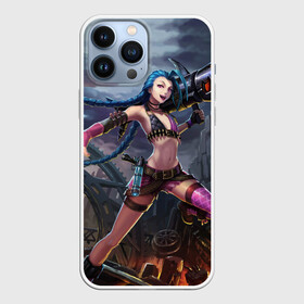 Чехол для iPhone 13 Pro Max с принтом Gun ,  |  | Тематика изображения на принте: jinx | league of legends | lol | джинкс | лига легенд | лол