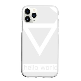 Чехол для iPhone 11 Pro матовый с принтом _hello world , Силикон |  | watch dogs 2