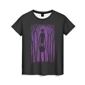 Женская футболка 3D с принтом MINECRAFT , 100% полиэфир ( синтетическое хлопкоподобное полотно) | прямой крой, круглый вырез горловины, длина до линии бедер | minecraft | shadows | майнкрафт