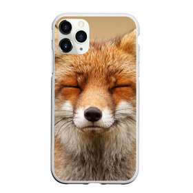 Чехол для iPhone 11 Pro матовый с принтом Лиса , Силикон |  | animal | baby | fox | look | predator | red | sly | wild | взгляд | дикая | животное | лиса | малыш | рыжая | хитрая | хищник