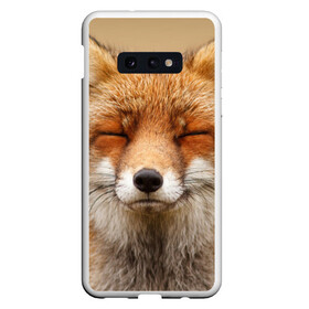 Чехол для Samsung S10E с принтом Лиса , Силикон | Область печати: задняя сторона чехла, без боковых панелей | animal | baby | fox | look | predator | red | sly | wild | взгляд | дикая | животное | лиса | малыш | рыжая | хитрая | хищник