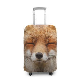Чехол для чемодана 3D с принтом Лиса , 86% полиэфир, 14% спандекс | двустороннее нанесение принта, прорези для ручек и колес | animal | baby | fox | look | predator | red | sly | wild | взгляд | дикая | животное | лиса | малыш | рыжая | хитрая | хищник
