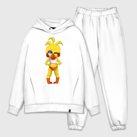 Мужской костюм хлопок OVERSIZE с принтом Chica ,  |  | chica | five nights at freddys