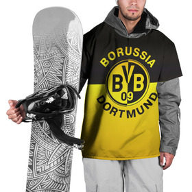 Накидка на куртку 3D с принтом Borussia Dortmund FC , 100% полиэстер |  | боруссия | германия | дортмунд | клуб | фк | футбол | футбольный