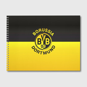 Альбом для рисования с принтом Borussia Dortmund FC , 100% бумага
 | матовая бумага, плотность 200 мг. | боруссия | германия | дортмунд | клуб | фк | футбол | футбольный