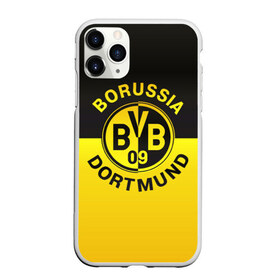 Чехол для iPhone 11 Pro матовый с принтом Borussia Dortmund FC , Силикон |  | боруссия | германия | дортмунд | клуб | фк | футбол | футбольный