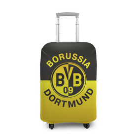 Чехол для чемодана 3D с принтом Borussia Dortmund FC , 86% полиэфир, 14% спандекс | двустороннее нанесение принта, прорези для ручек и колес | боруссия | германия | дортмунд | клуб | фк | футбол | футбольный