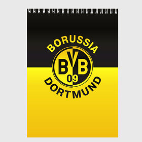 Скетчбук с принтом Borussia Dortmund FC , 100% бумага
 | 48 листов, плотность листов — 100 г/м2, плотность картонной обложки — 250 г/м2. Листы скреплены сверху удобной пружинной спиралью | боруссия | германия | дортмунд | клуб | фк | футбол | футбольный