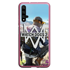 Чехол для Honor 20 с принтом Watch Dogs 2 , Силикон | Область печати: задняя сторона чехла, без боковых панелей | watchdogs