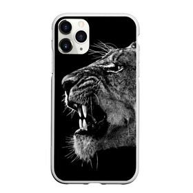 Чехол для iPhone 11 Pro матовый с принтом Львица , Силикон |  | animal | fangs | head | lion | lioness | predator | teeth | wild | голова | дикая | животное | клыки | лев | львица | оскал | хищник