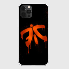 Чехол для iPhone 12 Pro с принтом cs:go - Fnatic (Black collection) , силикон | область печати: задняя сторона чехла, без боковых панелей | 0x000000123 | cs | csgo | fnatic | кс | ксго | фнатик